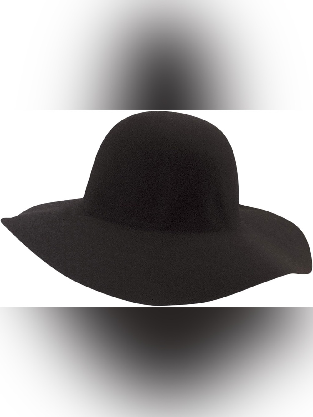 Women’s big Brim Black Felt Hat